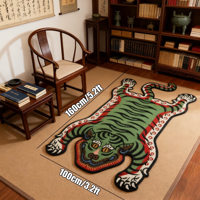 VIKAMA Tiger Pattern Rug Non-s - Electronics Repair Desk บทวิจารณ์และราคา