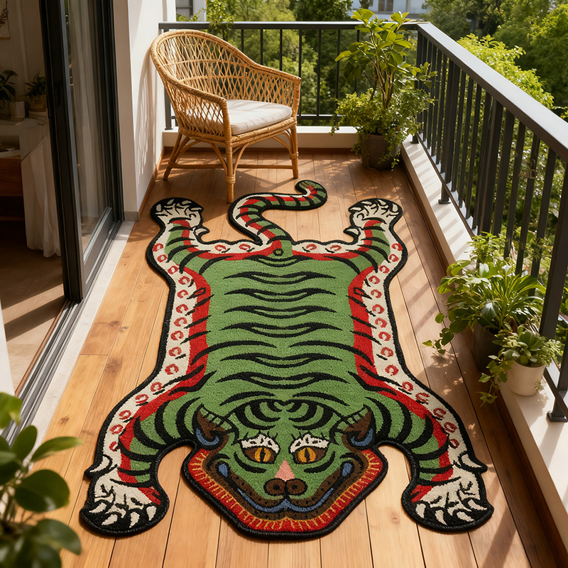 VIKAMA Tiger Pattern Rug Non-s - Electronics Repair Desk บทวิจารณ์และราคา