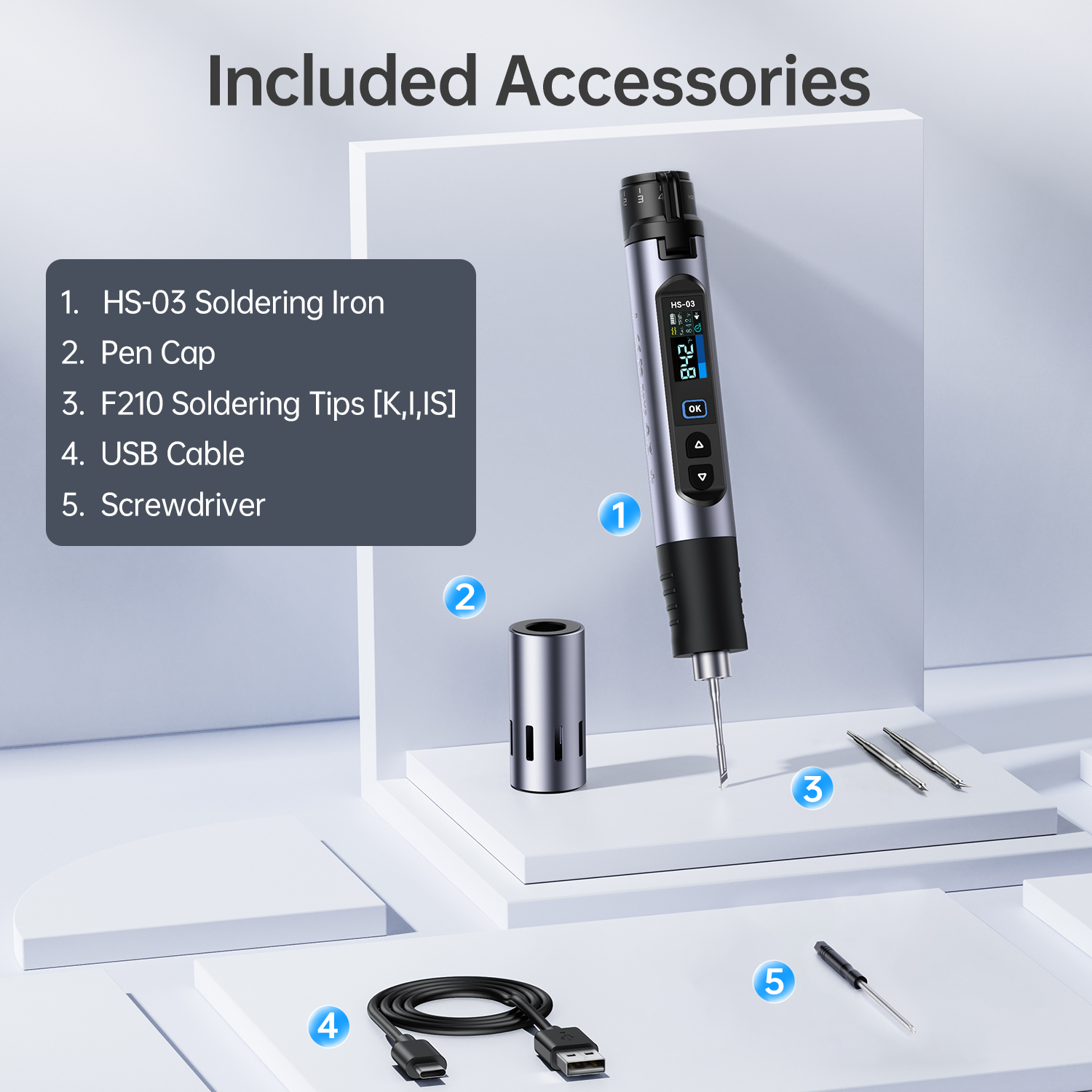 HS03 Plus 100-450°C Cordless S - Electronics Repair Plus บทวิจารณ์และราคา
