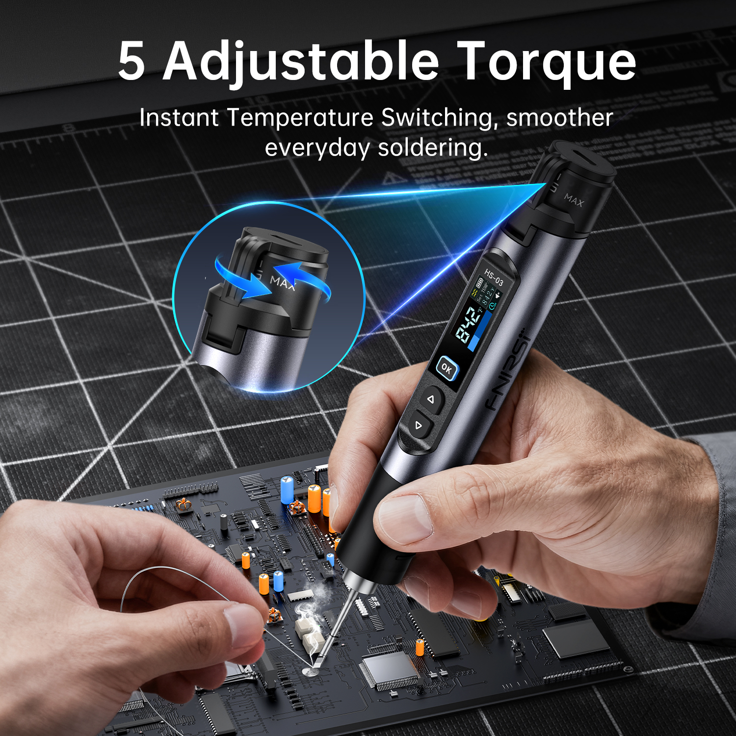HS03 Plus 100-450°C Cordless S - Electronics Repair Plus บทวิจารณ์และราคา