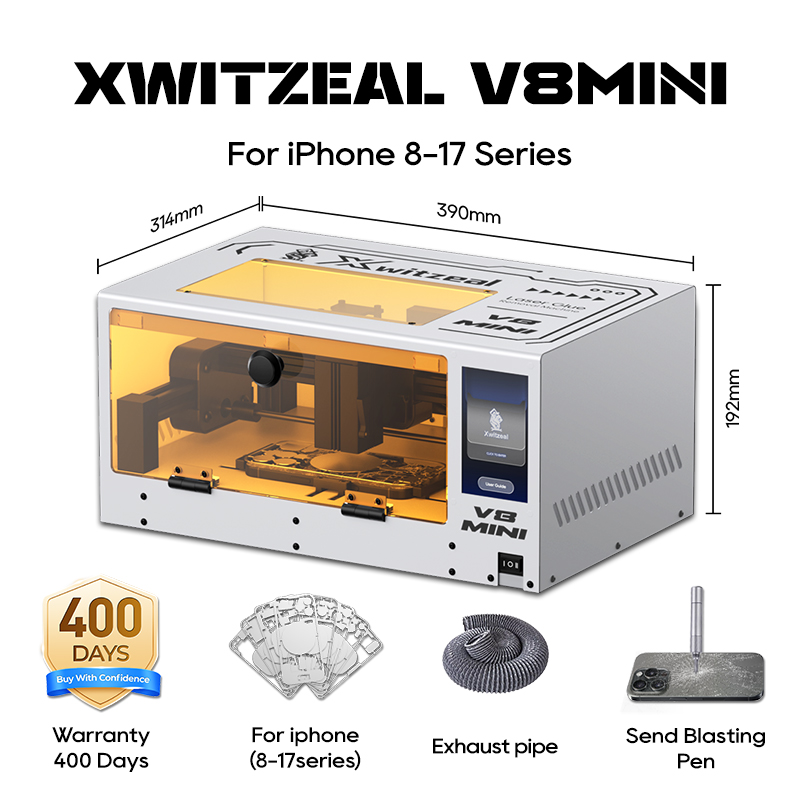Xwitzeal® V8 MINI Laser Glue R - Electronics Repair Training บทวิจารณ์และราคา