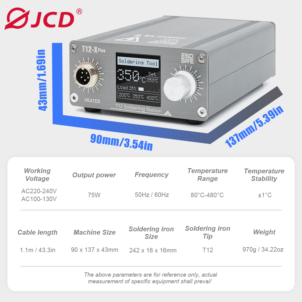 T12-X Plus Soldering Station 7 - Electronics Repair Plus บทวิจารณ์และราคา