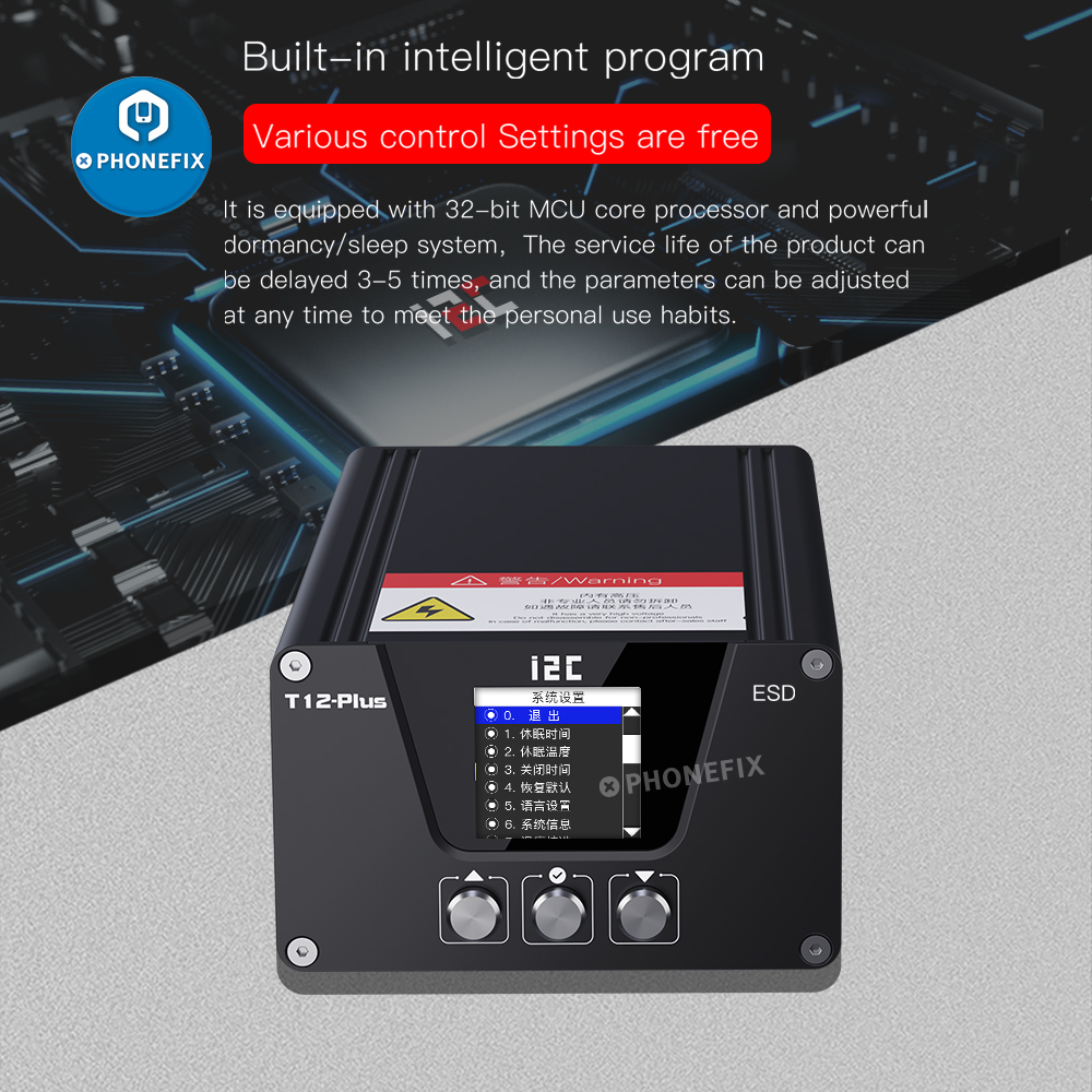 i2C T12 PLUS Soldering Station - Electronics Repair Plus บทวิจารณ์และราคา