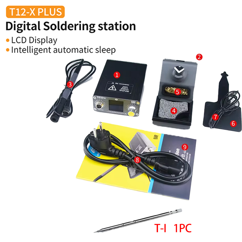OSS T12-X PLUS Soldering Stati - Electronics Repair Plus บทวิจารณ์และราคา
