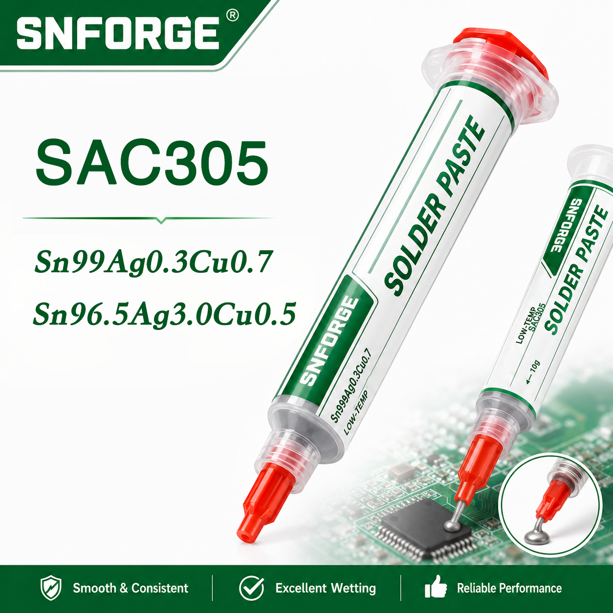 SAC305 Solder Paste Welding Ti - Electronics Repair Game บทวิจารณ์และราคา