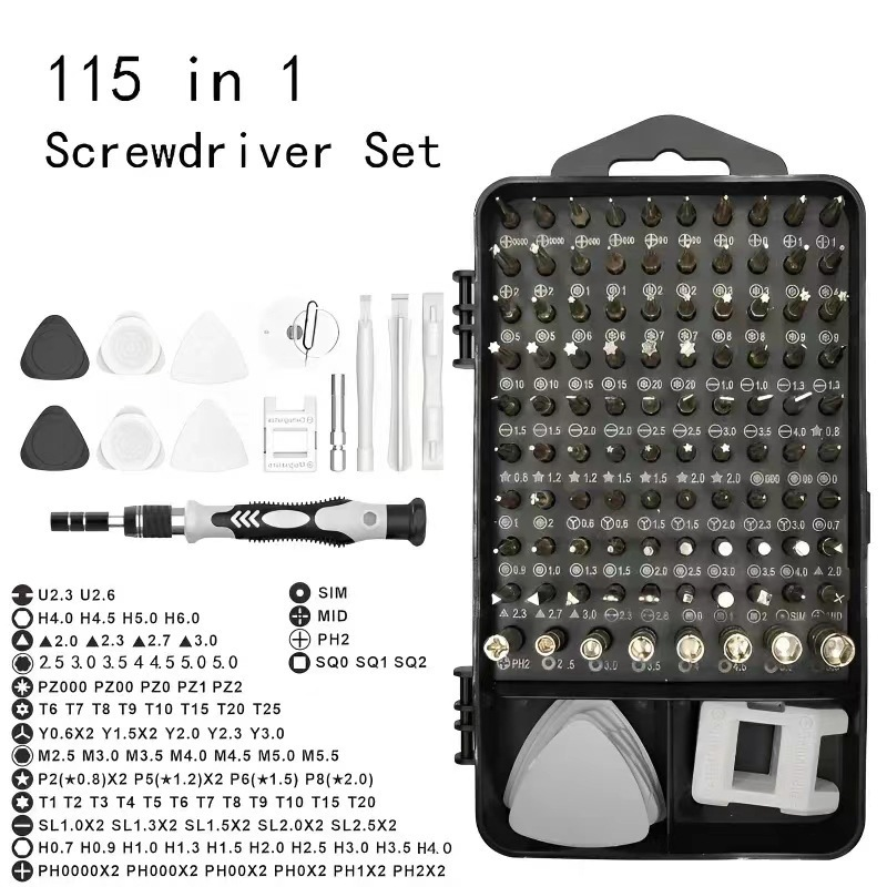 115-in-1 Screwdriver Set, Mult - Electronics Repair Training บทวิจารณ์และราคา