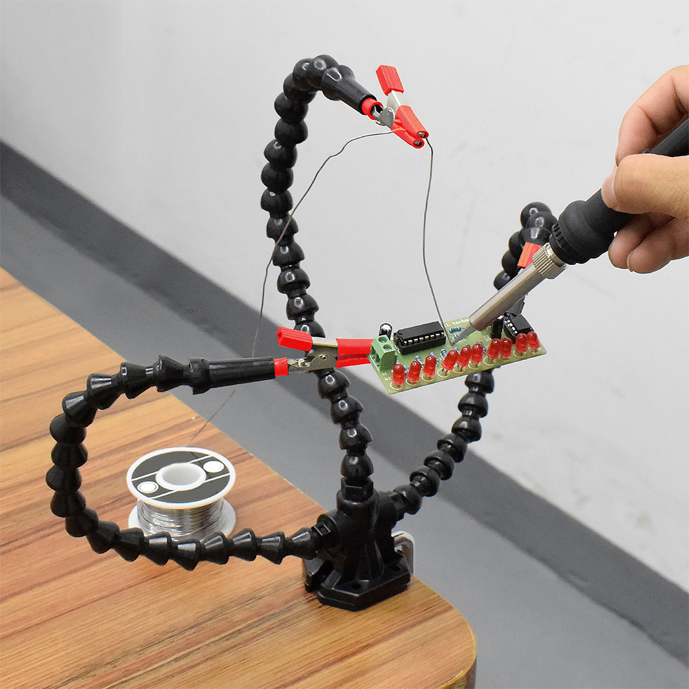 Desk Clamp Soldering Helping H - Electronics Repair Desk บทวิจารณ์และราคา